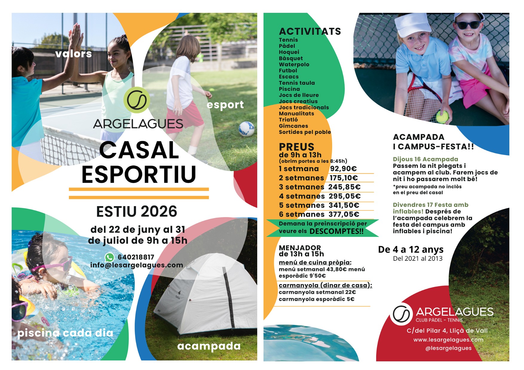 Gaudeix del nostre casal multiesport